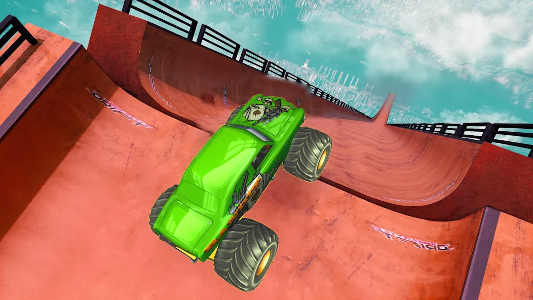 Monster Truck Car Game 3d (Монстр Трак Стант)  [МОД Unlimited Money] Screenshot 4