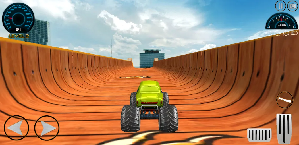 Monster Truck Car Game 3d (Монстр Трак Стант)  [МОД Unlimited Money] Screenshot 5