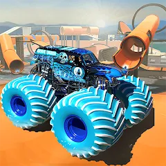 Взлом Monster Truck Car Game 3d (Монстр Трак Стант)  [МОД Unlimited Money] - полная версия apk на Андроид