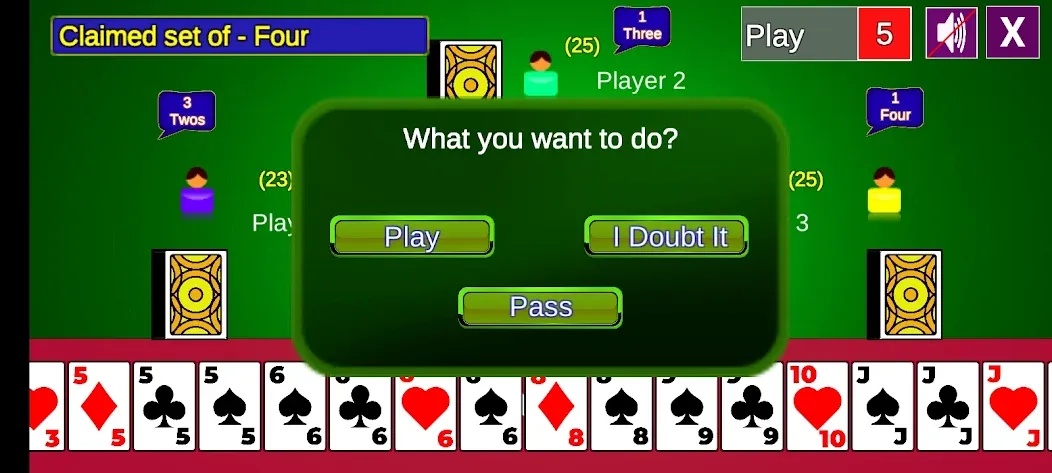 Bluff Card Game (Блеф карточная игра)  [МОД Unlimited Money] Screenshot 4