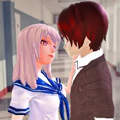 Скачать взлом Anime High School Love Story  [МОД Много денег] - последняя версия apk на Андроид