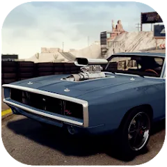 Скачать взломанную Charger Drift Simulator (Чарджер Дрифт Симулятор)  [МОД Бесконечные монеты] - полная версия apk на Андроид