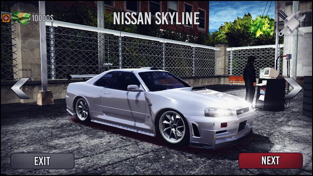 Skyline Drift Simulator (Скайлайн Дрифт Симулятор)  [МОД Много денег] Screenshot 2