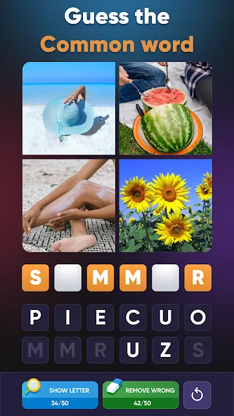 4 Pics 1 Word: Guessing Games  [МОД Меню] Screenshot 1