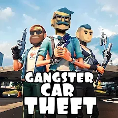 Скачать взлом Gangster Car Theft Games (Гангстерская автомобильная война игр)  [МОД Все открыто] - последняя версия apk на Андроид