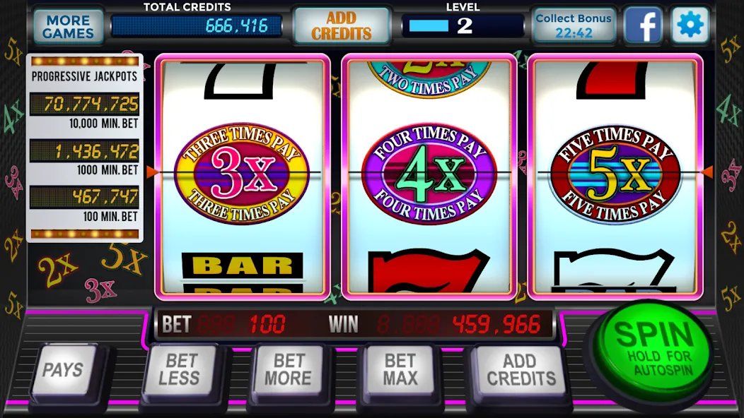 777 Slots Casino Classic Slots (Слоты Казино Классические Слоты)  [МОД Меню] Screenshot 3