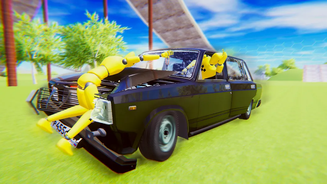 VAZ Crash Test Simulator 2  [МОД Menu] Screenshot 4