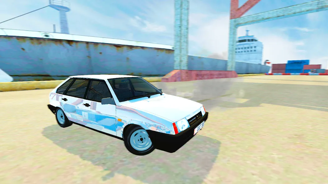 Lada Drift Simulator - Online  [МОД Бесконечные монеты] Screenshot 1