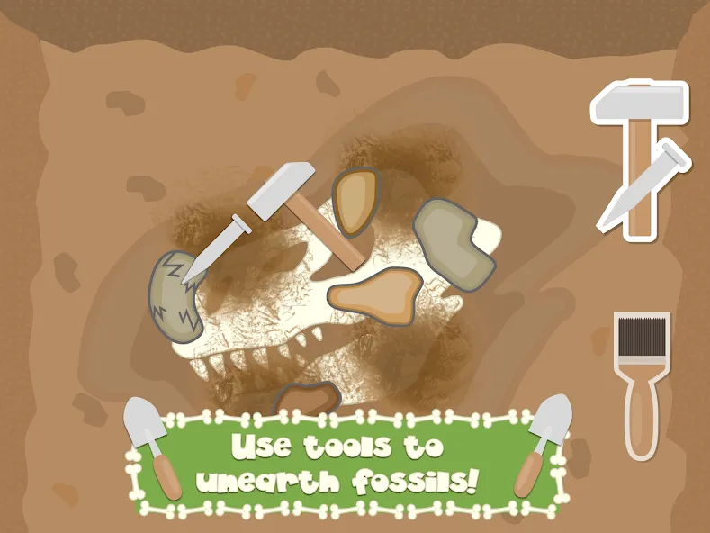 Dino Fossil Dig - Jurassic Adv (Дино Фоссил Диг)  [МОД Много денег] Screenshot 3