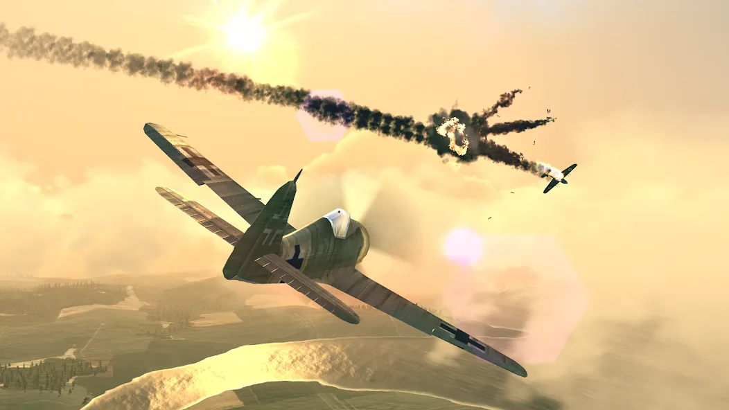 Warplanes: WW2 Dogfight (Варплейнс)  [МОД Бесконечные деньги] Screenshot 2