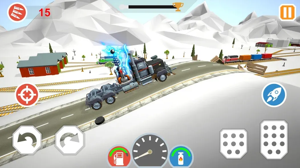 Zombie Cars Crush: Racing Die (Зомби Карс)  [МОД Меню] Screenshot 2