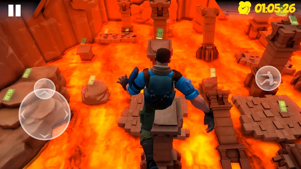 Hot Lava Floor: Urban Escape (Хот Лава Флор)  [МОД Unlimited Money] Screenshot 3