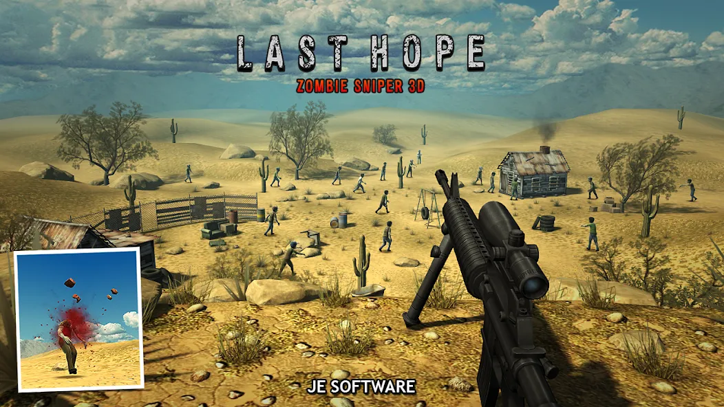 Last Hope - Zombie Sniper 3D (Ласт Хоуп)  [МОД Menu] Screenshot 3