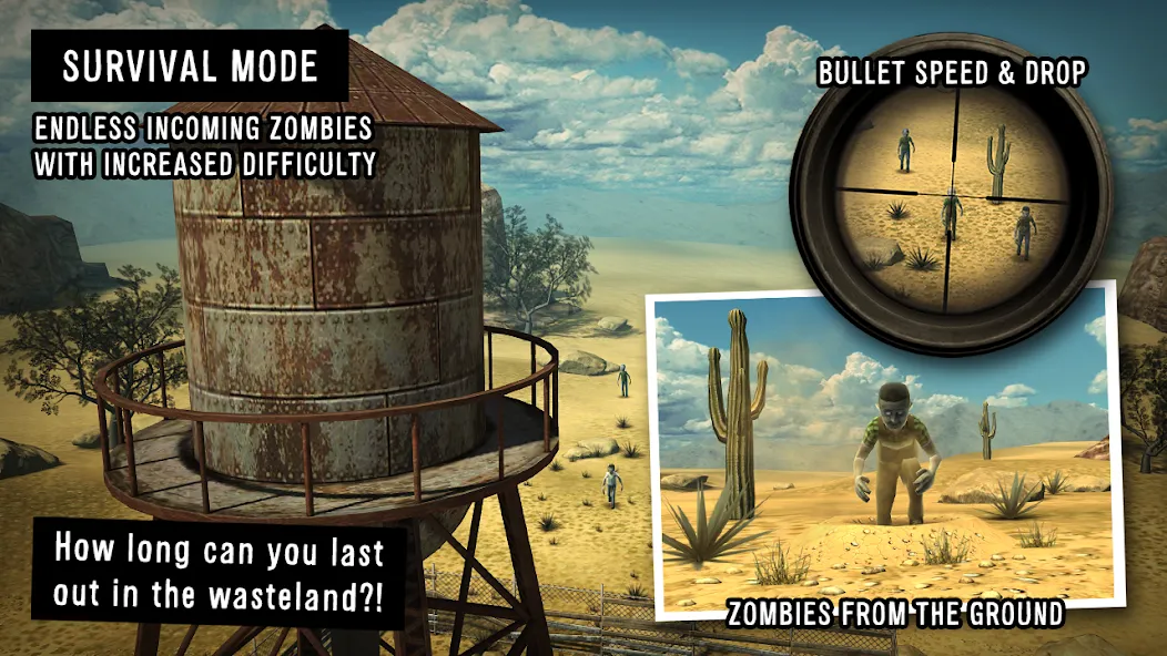 Last Hope - Zombie Sniper 3D (Ласт Хоуп)  [МОД Menu] Screenshot 5