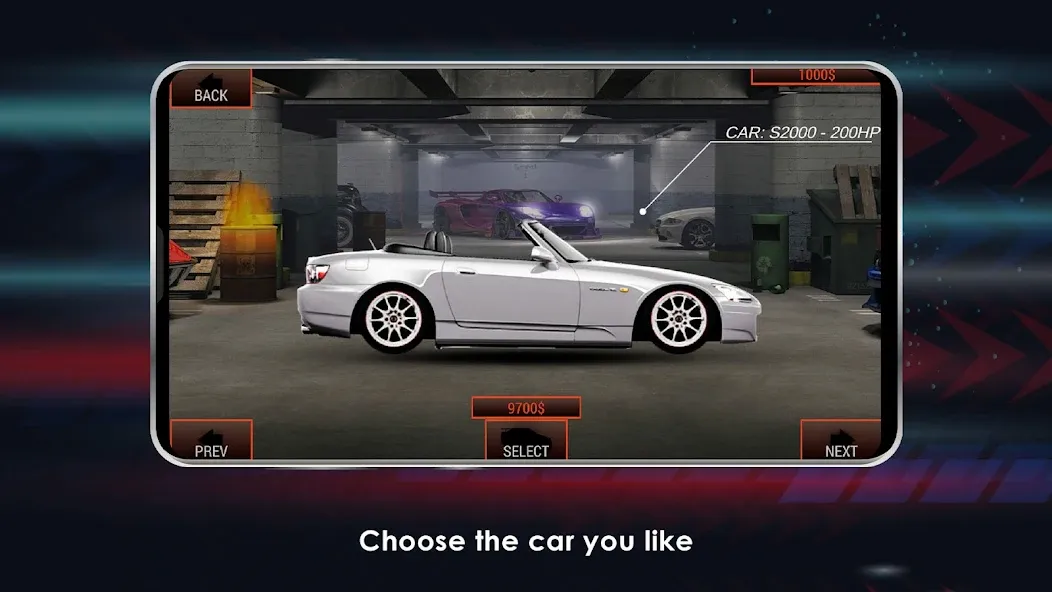 Japan Drag Racing (Драгрейсинг в Японии)  [МОД Menu] Screenshot 1