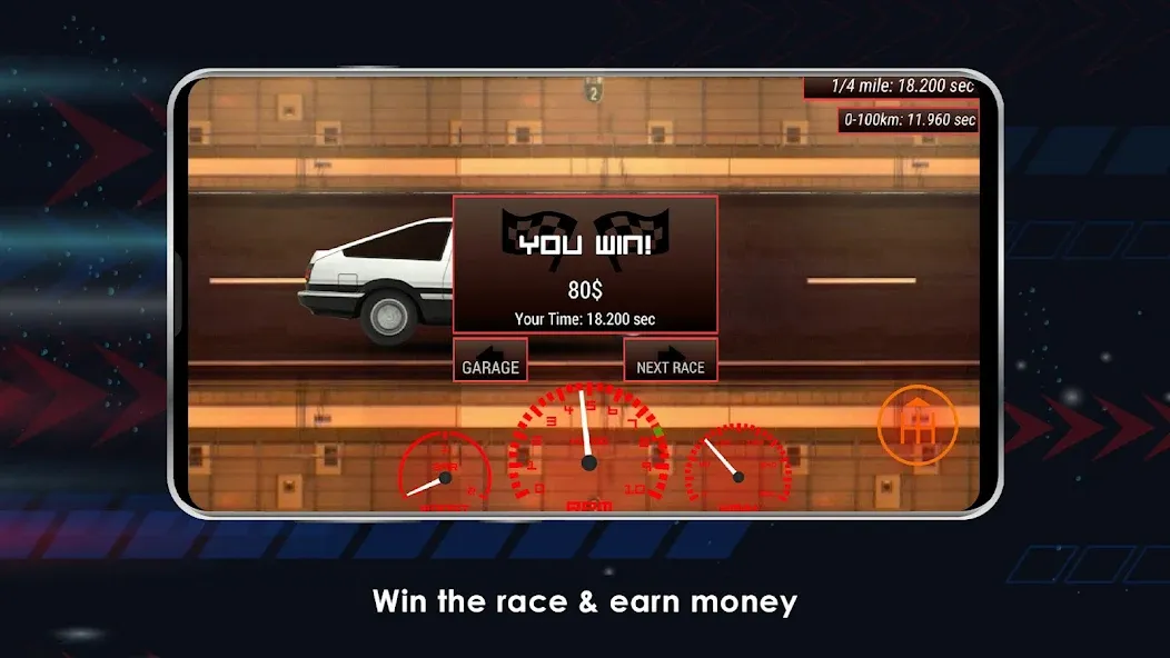 Japan Drag Racing (Драгрейсинг в Японии)  [МОД Menu] Screenshot 4