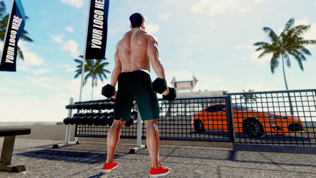 Iron Muscle IV - GYM simulator (Айрон Масл АйВи)  [МОД Бесконечные деньги] Screenshot 2