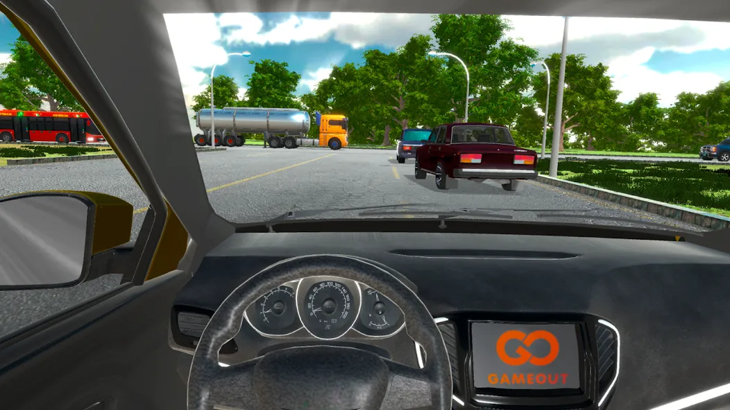 Lada - Russian Car Driving  [МОД Бесконечные деньги] Screenshot 4