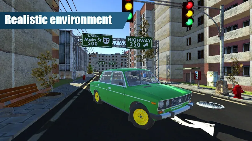 Russian Cars - USSR Version  [МОД Много денег] Screenshot 1