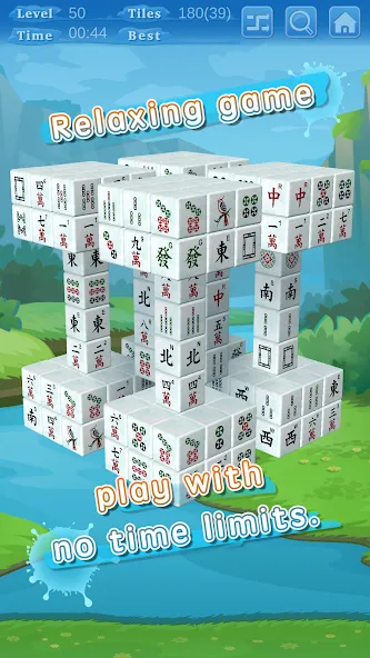 Stacker Mahjong 3D (Стаккер Маджонг 3Д)  [МОД Много монет] Screenshot 4