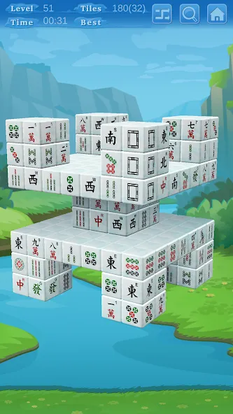 Stacker Mahjong 3D (Стаккер Маджонг 3Д)  [МОД Много монет] Screenshot 5