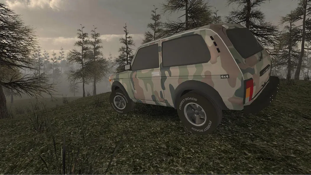 Forest Roads. Niva  [МОД Бесконечные монеты] Screenshot 5