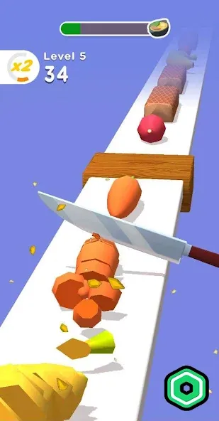 Super Slices Robux Roblominer (упер Слайсес Робукс Робломайнер)  [МОД Unlimited Money] Screenshot 2