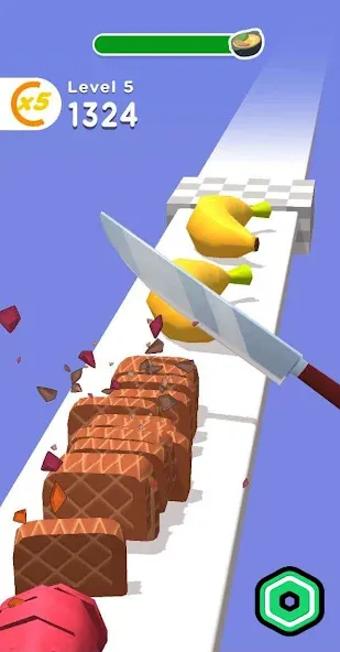 Super Slices Robux Roblominer (упер Слайсес Робукс Робломайнер)  [МОД Unlimited Money] Screenshot 4