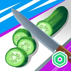 Взлом Super Slices Robux Roblominer (упер Слайсес Робукс Робломайнер)  [МОД Unlimited Money] - последняя версия apk на Андроид