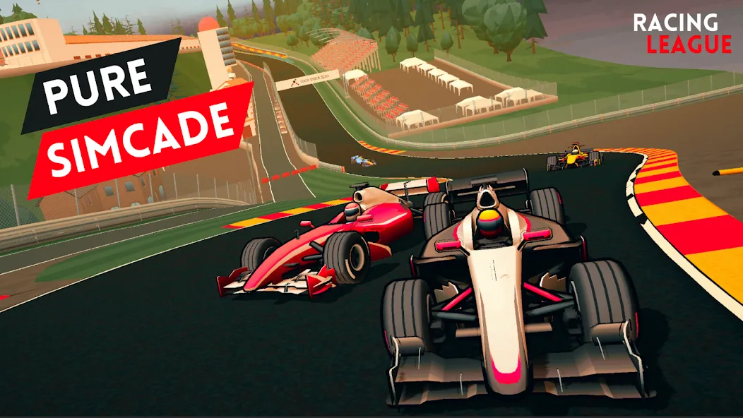 Racing League: 3D Race Offline (Рейсинг Лига)  [МОД Бесконечные монеты] Screenshot 1