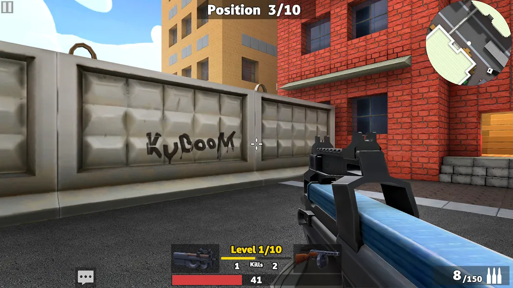 KUBOOM 3D: FPS Shooting Games  [МОД Unlimited Money] Screenshot 1