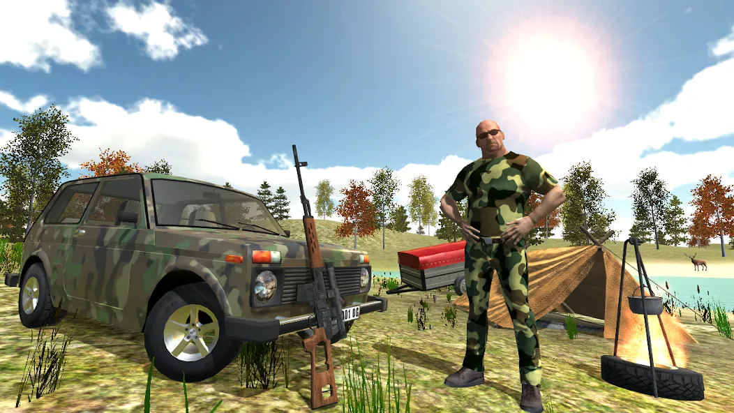 Hunting Simulator 4x4  [МОД Меню] Screenshot 1