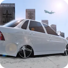 Взломанная Russian Cars: Priorik  [МОД Все открыто] - полная версия apk на Андроид