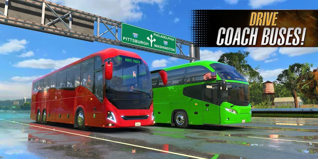 Bus Simulator 2023 (Бус Симулятор 2023)  [МОД Menu] Screenshot 3