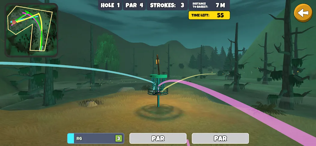 Disc Golf Valley (Диск Гольф Вэлли)  [МОД Бесконечные деньги] Screenshot 5