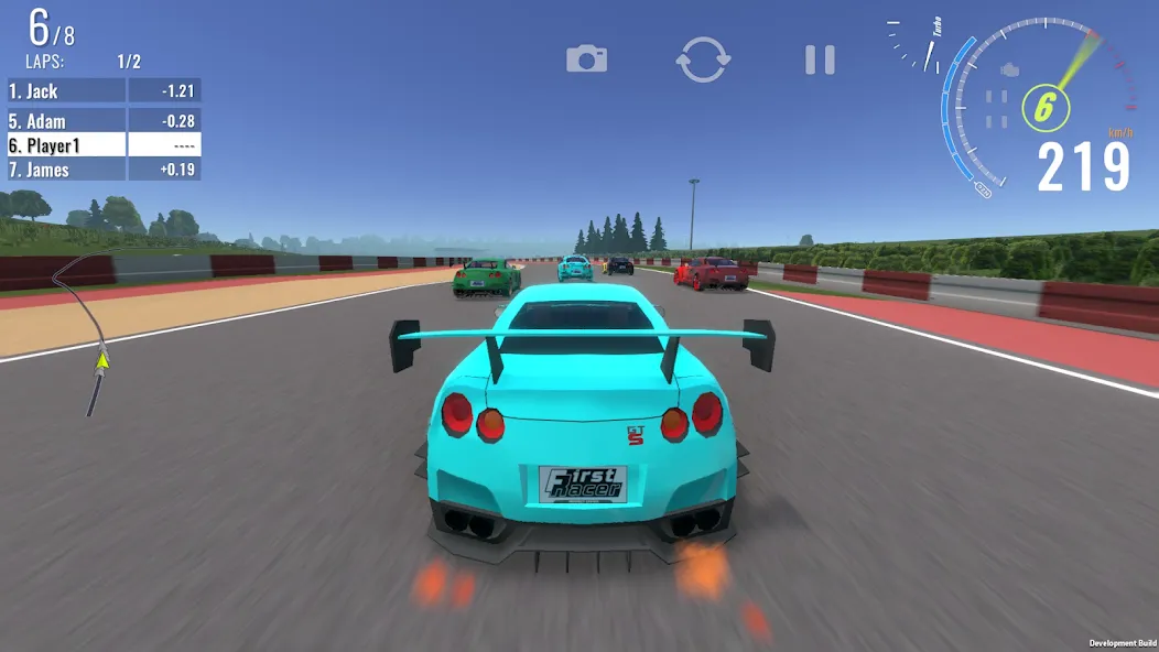 First Racer (Фрст Рейсер)  [МОД Unlocked] Screenshot 1