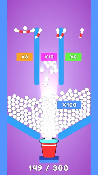 Balls and Ropes: Cut 'n Bounce (Боллс энд Роупс)  [МОД Unlocked] Screenshot 1