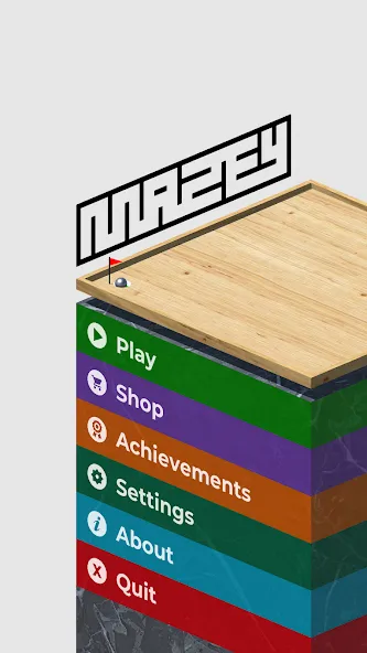 Mazey - Wooden Tilt Maze Game (Мазей)  [МОД Unlimited Money] Screenshot 1