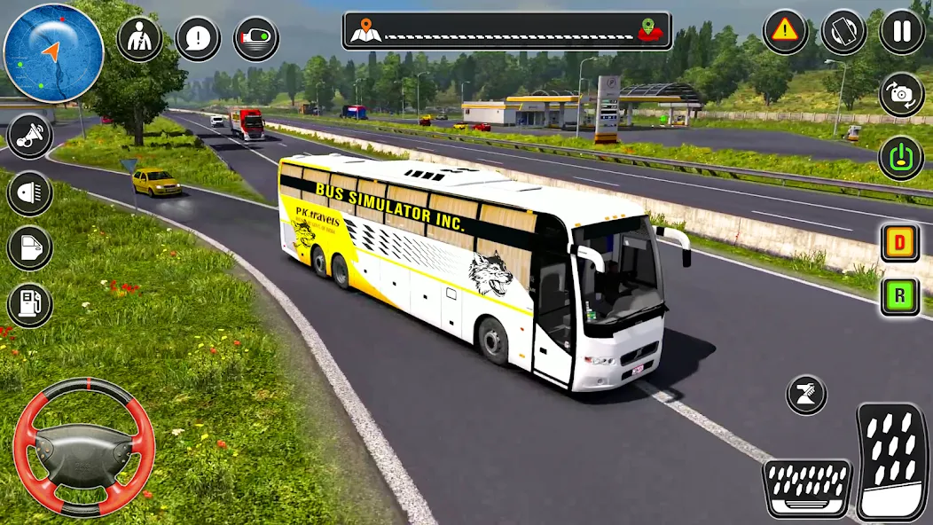 City Coach Bus City Bus Games  [МОД Все открыто] Screenshot 1