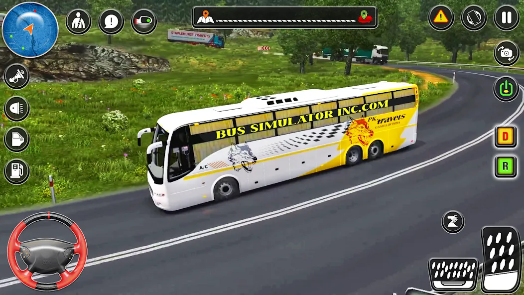 City Coach Bus City Bus Games  [МОД Все открыто] Screenshot 4