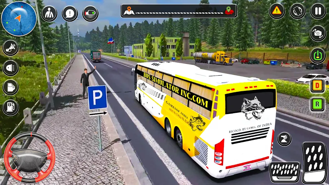 City Coach Bus City Bus Games  [МОД Все открыто] Screenshot 5