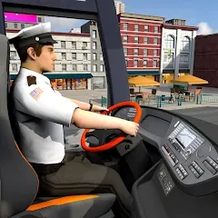 Взлом City Coach Bus City Bus Games  [МОД Все открыто] - стабильная версия apk на Андроид