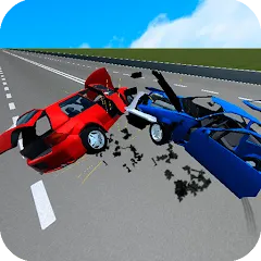 Взломанная Car Crash Simulator: Accident (Кар Симулятор Столкновений)  [МОД Меню] - полная версия apk на Андроид