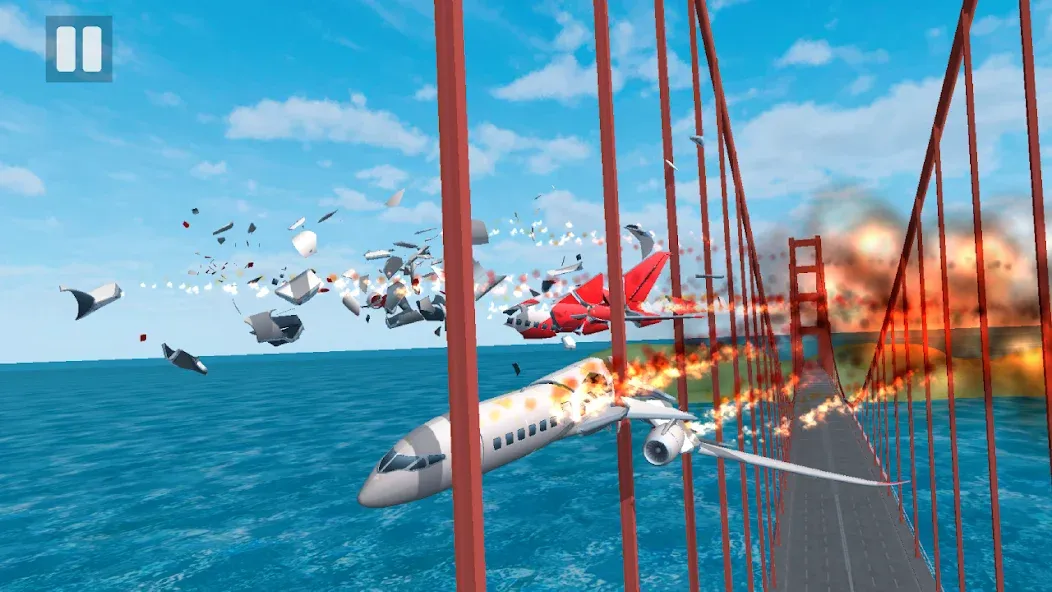 Plane Crash: Flight Simulator (Плейн Краш)  [МОД Unlimited Money] Screenshot 2