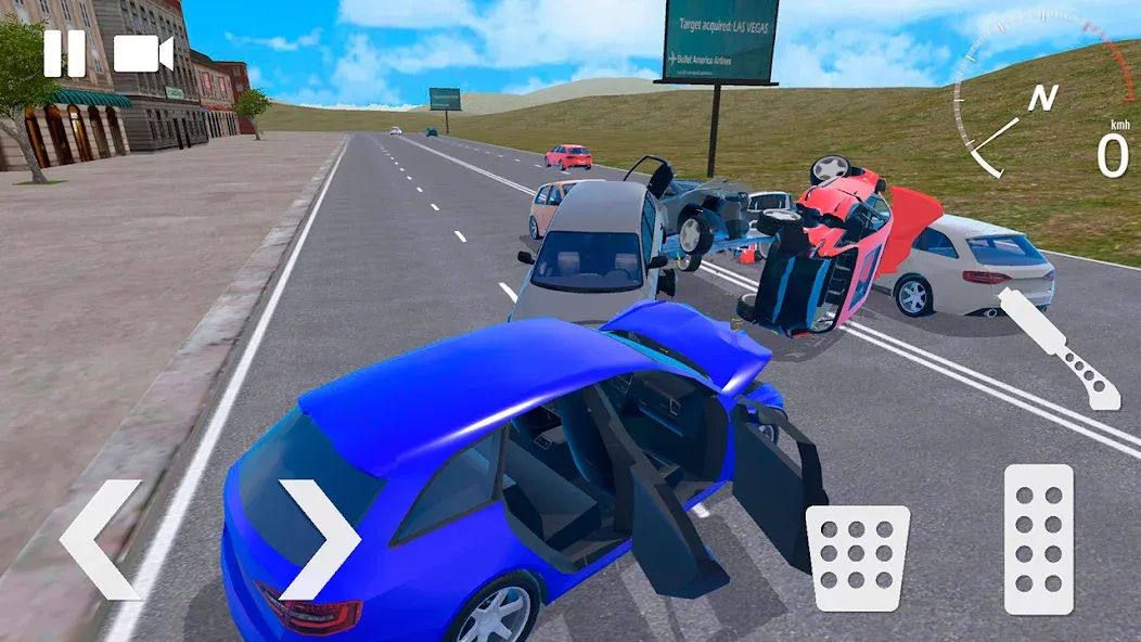 Traffic Crashes Car Crash (Трафик Краш Кар Краш)  [МОД Много денег] Screenshot 2