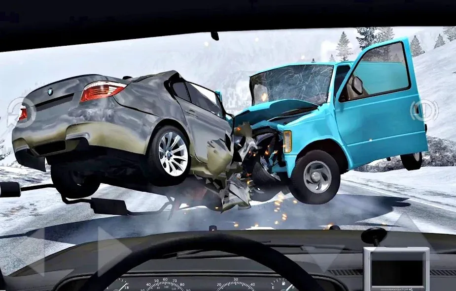 Car Crash Damage Engine Wreck (Кар Крэш Дамаг Энджин Врек)  [МОД Бесконечные деньги] Screenshot 1