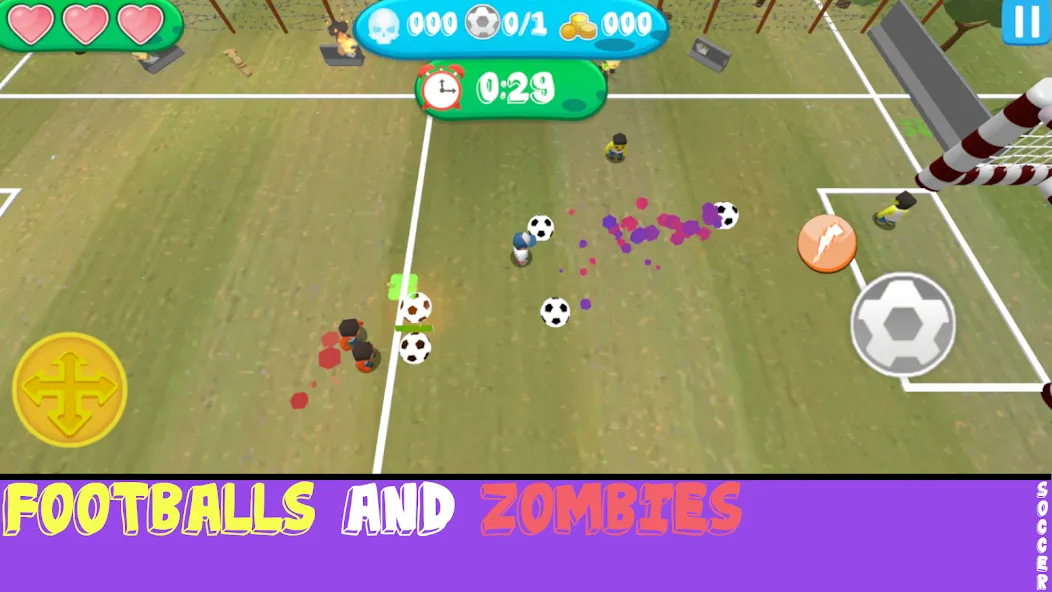 Soccer Apocalypse Survival (Соккер Апокалипсис Сурвивал)  [МОД Все открыто] Screenshot 4