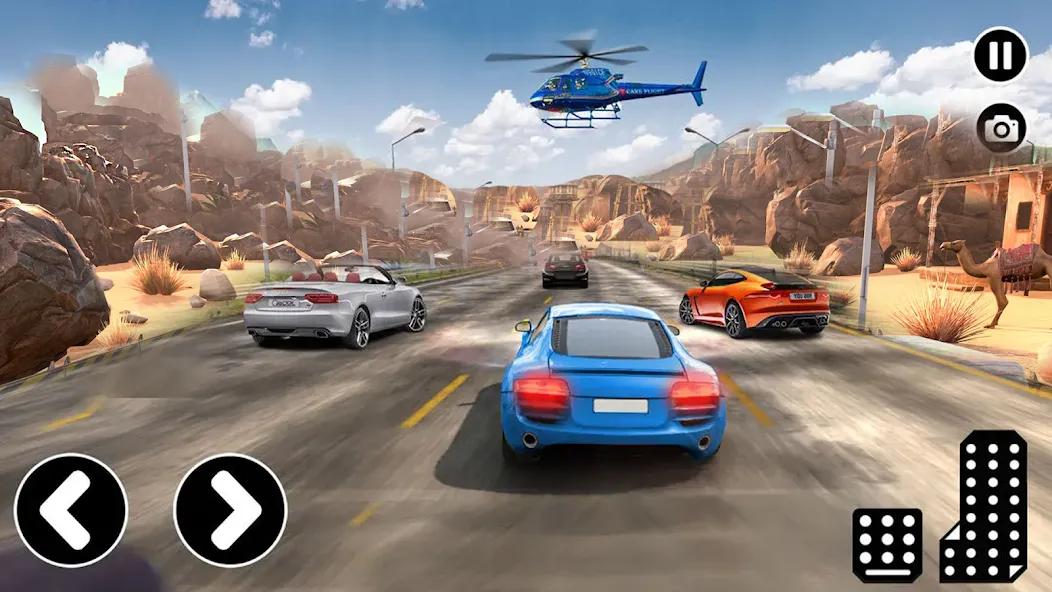 Car Highway Racing for Speed (Трафик Рейсер Трафик игры)  [МОД Unlocked] Screenshot 2