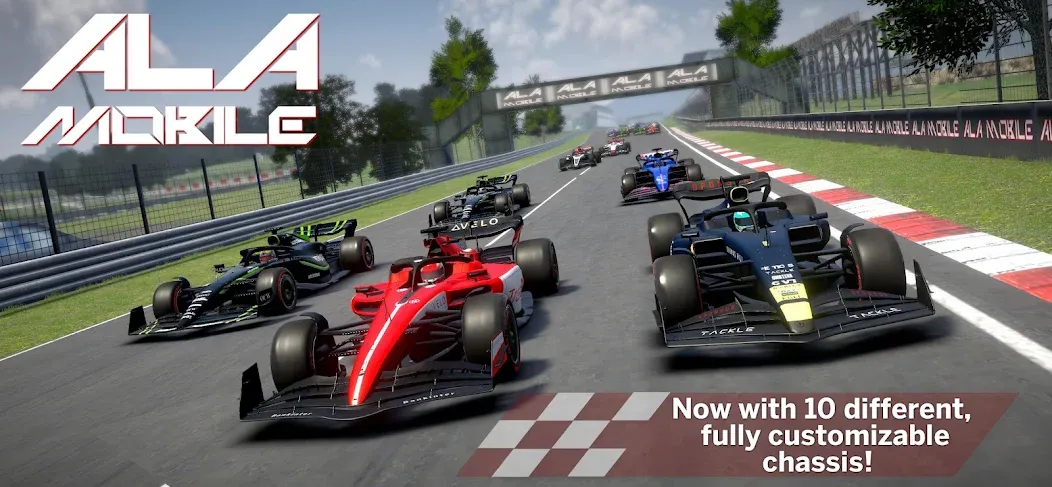 Ala Mobile GP - Formula racing (Ала Мобайл Гран При)  [МОД Бесконечные монеты] Screenshot 1