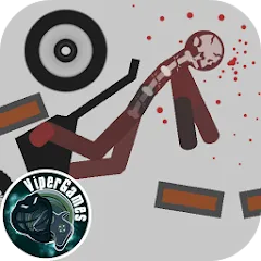 Взломанная Stickman Dismounting (тикман Дисмаунтинг)  [МОД Много монет] - последняя версия apk на Андроид